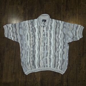 Vintage Tundra Canada Grey And Beige Knit Sweater